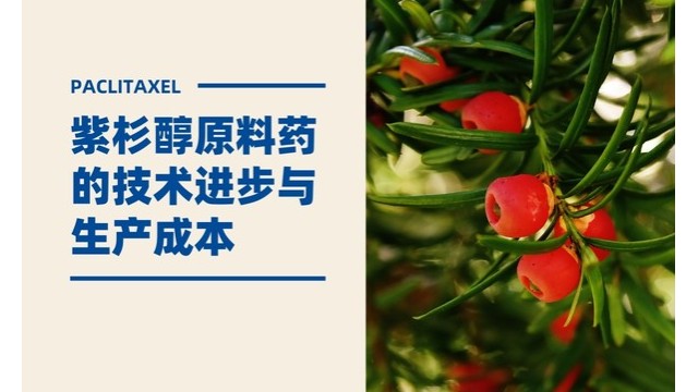紫杉醇原料药的技术进步与生产成本 紫杉醇原料药的技术进步与生产成本
