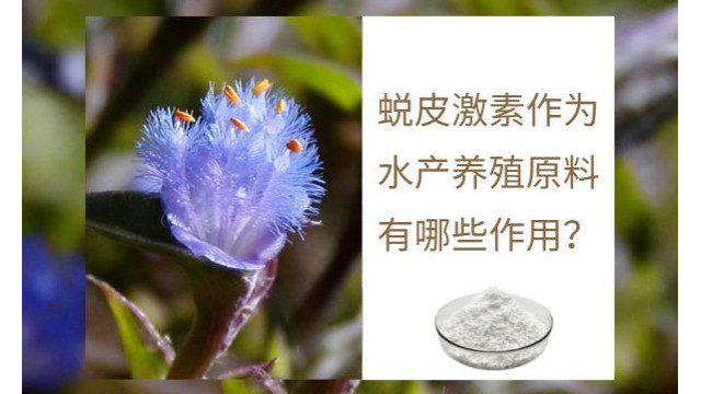蜕皮激素作为水产养殖原料有哪些作用? 蜕皮激素作为水产养殖原料有哪些作用?